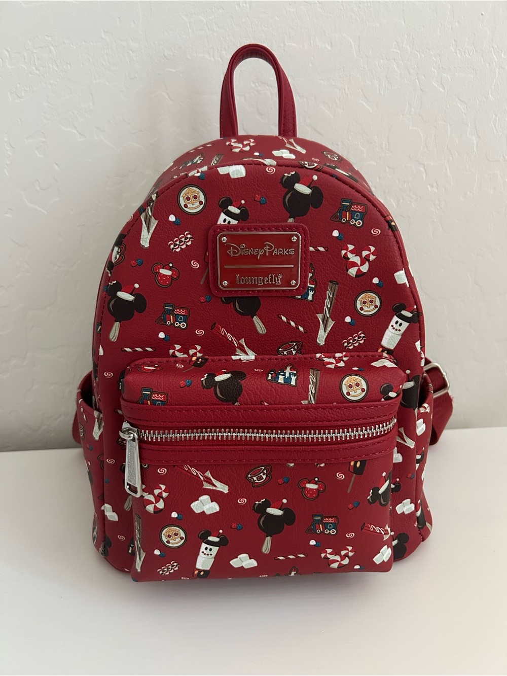 Disney Parks Loungefly Holiday Treats Christmas Backpack Bag